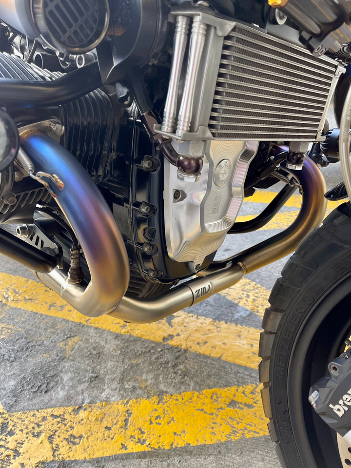 2024 ZIIV PROJECT CR2 Full Titanium Exhaust BMW R nineT with Resonator