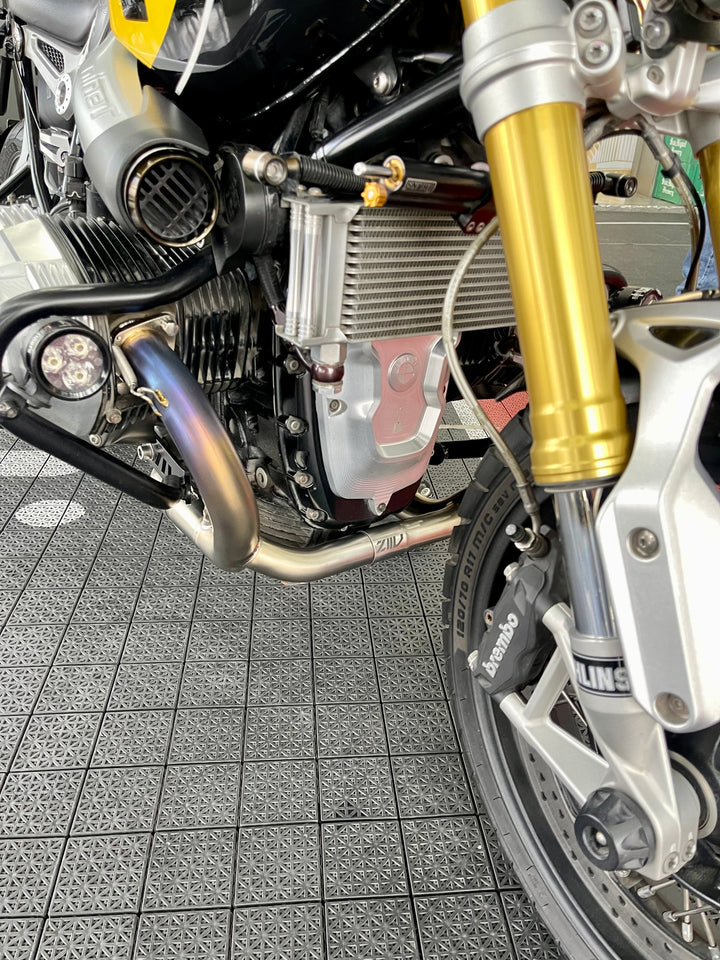 2024 ZIIV PROJECT CR2 Full Titanium Exhaust BMW R nineT with Resonator