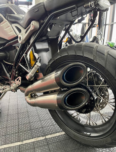 2024 ZIIV PROJECT CR2 Full Titanium Exhaust BMW R nineT No Resonator